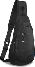 TITECOUGO Small Sling Bag, Lightweight Crossbody Backpack for Men Women, Shoulder Bag for Sports and Outdoor
