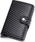 Card Holder, Men Credit Card Holder, Slim Card Case Front Pocket Anti-theft-RFID Auto Pop up Travel Thin Wallets for Men