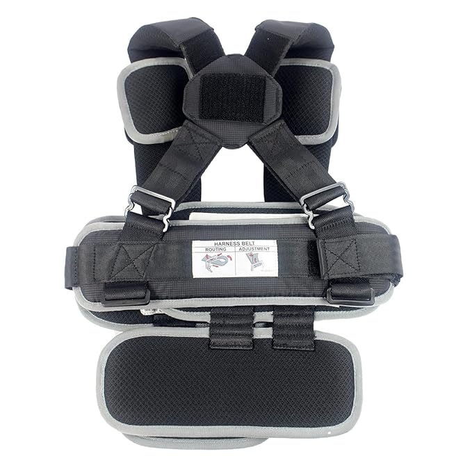 Extra Large Black, Lightweight, Compact, Portable Car Seat - Perfect for Travel and Everyday Child Safety