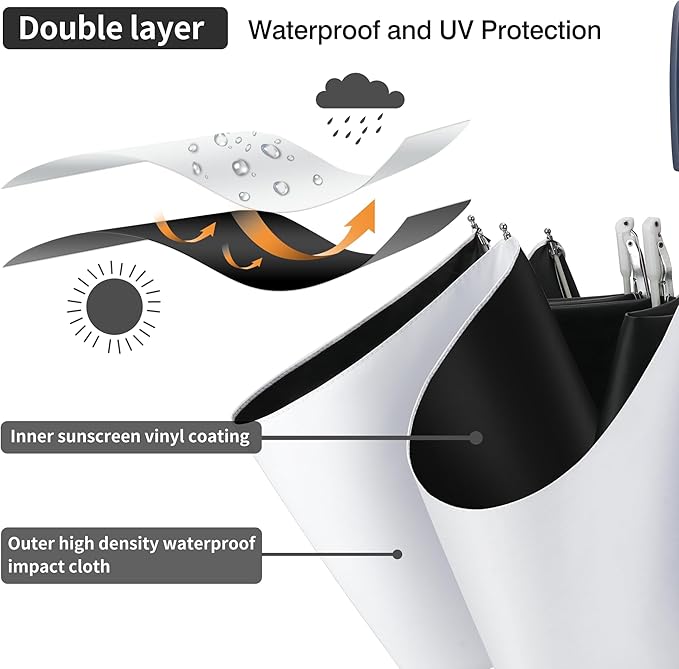 Color Glue Coating Sun Umbrella UV Protection Compact Folding Windproof Parasols Travel Auto Open Close Blocking UV 99.98%