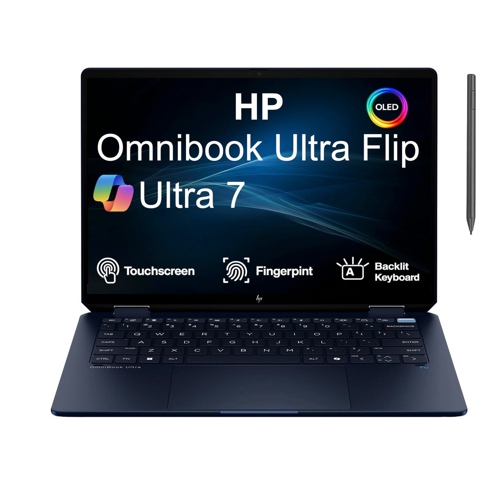 HP Omnibook Ultra Flip 2-in-1 Laptop 14" Touch OLED 3K, Ultra 7, 32GB/1TB
