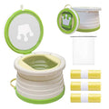 SunnySmile Portable Toilet for Kids,Portable Potty Seat for Toddler Travel,Travel Potty with Travel Bag, Applicable to Camping, Indoor/Outdoor Use, Includes 75 Replacement Bags