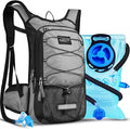 Insulated Hydration Pack Backpack with 3L BPA Free Leak-Proof Water Bladder, Keep Liquids Cool for Up to 5 Hours, Daypack for Hiking, Running, Cycling, Hunting, Climbing