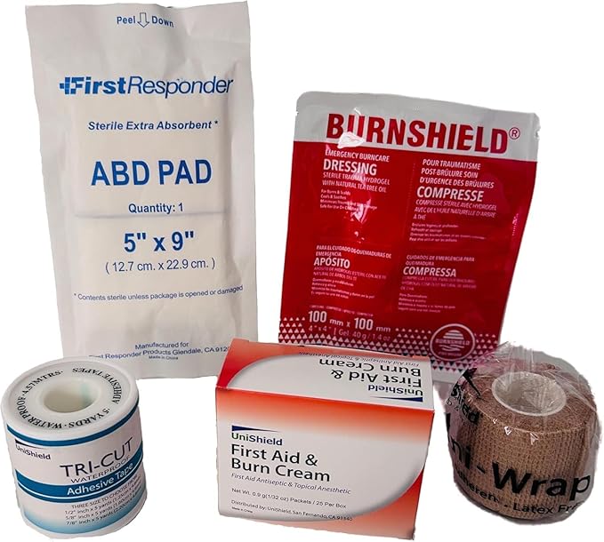 4-Shelf Metal 1st Aid Cabinet Class A, Large Capacity First Aid Wall Mount Medicine Cabinet, Secure Metal Med Box with Easy Access, Exceeds OSHA/ANSI Z308.1 2015, Over 775-Pieces