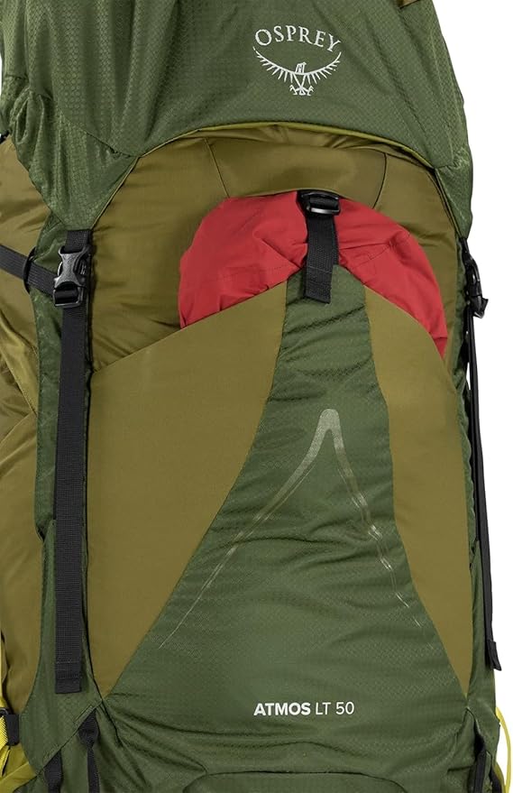 Osprey Atmos AG LT 50L Men's Backpacking Backpack, Scenic Valley/Green Peppercorn, S/M