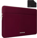 RAINYEAR Laptop Sleeve Case 13.3 Inch, Protective Portable Case with Front Pocket, Briefcase Handbag Laptop Bag Compatible with MacBook Air/Pro 13-13.3 inch, MacBook Pro 14 inch, Red