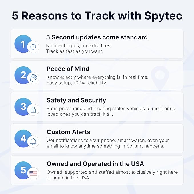 (2 Pack) Spytec GPS Smart Mini GPS Tracker for Vehicles Cars Trucks Loved Ones, Fleets, Hidden Tracker Device for Vehicles with Unlimited US and Worldwide Real-Time Tracking App - USA Made Tech