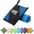 Microfiber Travel Towel, Soft Lightweight Quick Dry Towel, Super Absorbent Compact Travel & Sports & Beach Towels for Camping, Backpack, Gym, Swimming, Yoga, Hiking (S:16"×32" -Blue)