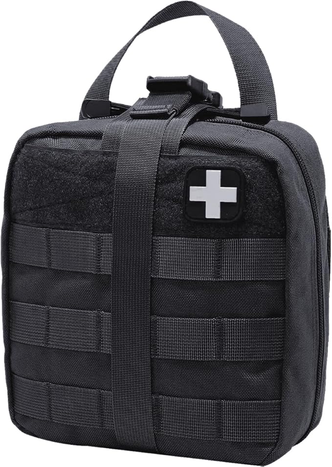 First Aid Kit Med Medical - Kit Rip-Off 180 pcs Water-Resistant Emergency Kit for Camping Hiking Home Outdoor Truck Vehicle Car Fishing Travel Biking
