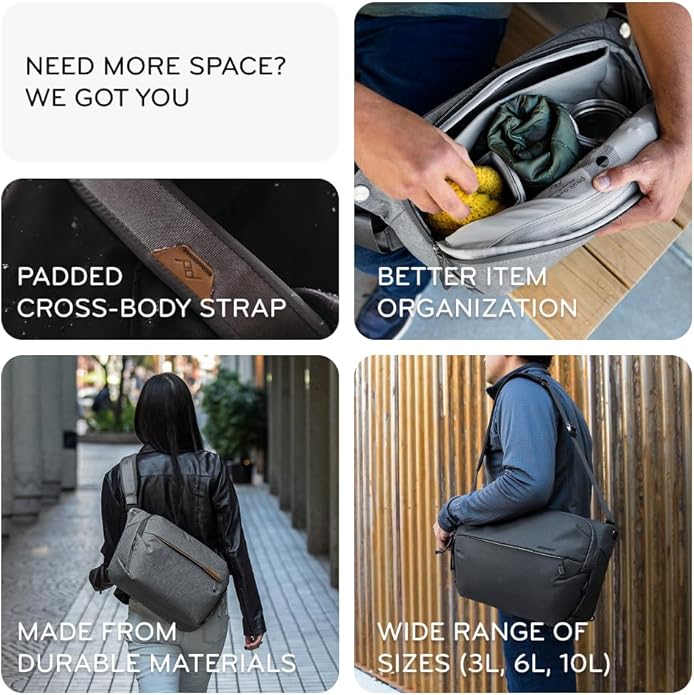 Peak Design Everyday Sling 3L, 6L and 10L