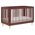 Babyletto Lolly 3-in-1 Baby Crib Convertible to Toddler Bed & Daybed - Easy to Assemble Wood Crib - GREENGUARD Gold Certified - 4 Adjustable Mattress Heights - Includes Toddler Conversion Kit, Crimson