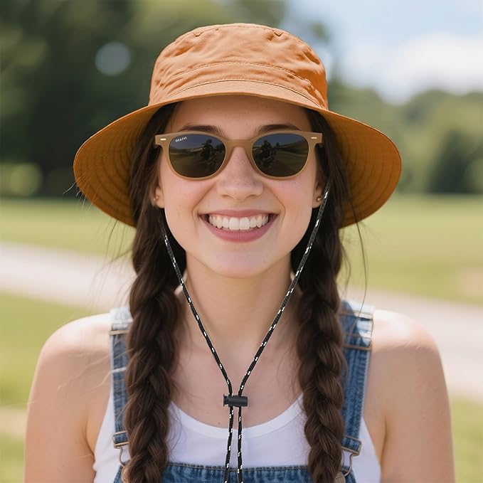 Durio Waterproof Bucket Hats for Woman UPF 50+ Sun Hat UV Protection Packable Rain Hats for Women Lightweight Hiking Hat