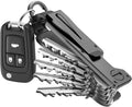 Key Organizer for Men/Women Compact Key Holder Minimalist Key Case Metal Key Chain Key Holder for Keychain Secures 2-6 Keys