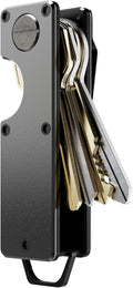 Key Organizer Compact Key Holder Metal Key Chain Minimalist key case key holder for keychain Secures 1-5 Keys
