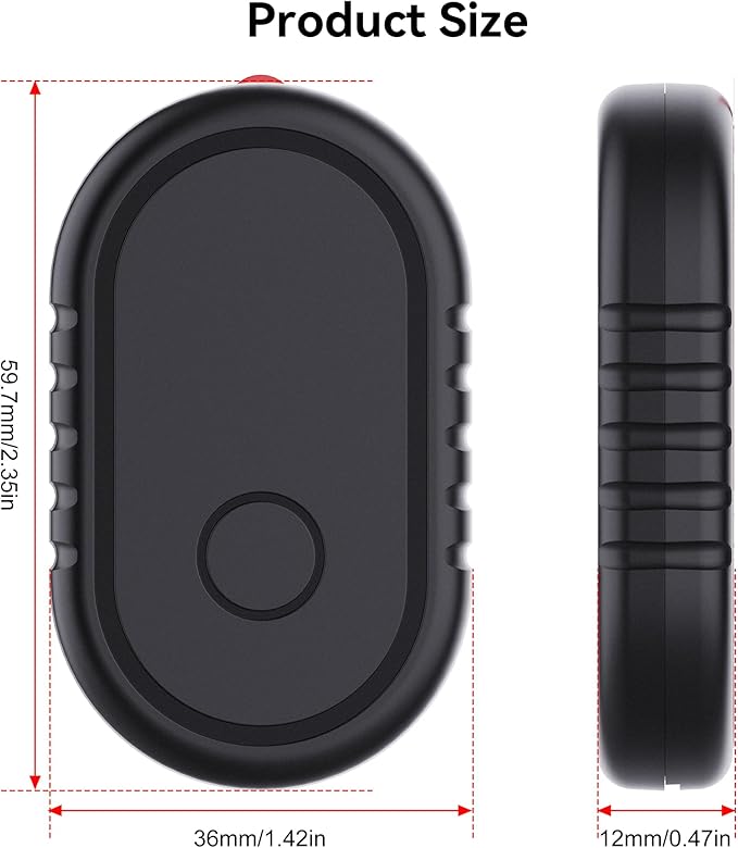 4 Pack for Samsung Smart Tag 2 Adhesive Mount, ABS Waterproof Case with 3M Adhesive Sticker Stick on Car/Bike/Luggage & More for Galaxy Smart Tag 2, Hidden Smarttag2 Full Protective Holder Anti-Lost