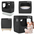 BORNA Pack N Play Blackout Cover for Littles, Baby Sleep Pod, Full Size Crib Blackout Cover Blocks 90%+ Light, Breathable Baby Sleep Tent, Lightweight and Portable Crib Night Cover for Travel