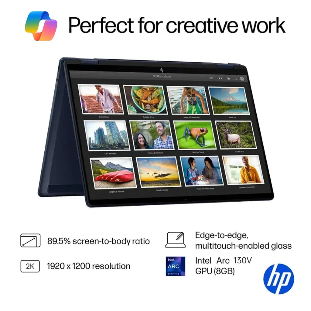 HP OmniBook X Flip 14 2-in-1 Touchscreen Laptop, Intel Core Ultra 5 226V