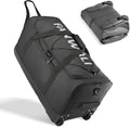 Fanwoli 30'' Rolling Duffel Bag with 2 Wheels - No-Sag Design for Heavy Loads, Expandable 100L-120L Luggage with Soft Handle & Lock, Waterproof Foldable Lightweight with for Travel, Camping,Moving