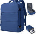 coowoz Travel Backpack for Women Man Carry On Backpack Mochila de Viaje Waterproof Teacher Personal Item Backpacks Travel Bag Essentials Rucksack Airplane Accessories Must Haves Royal Blue