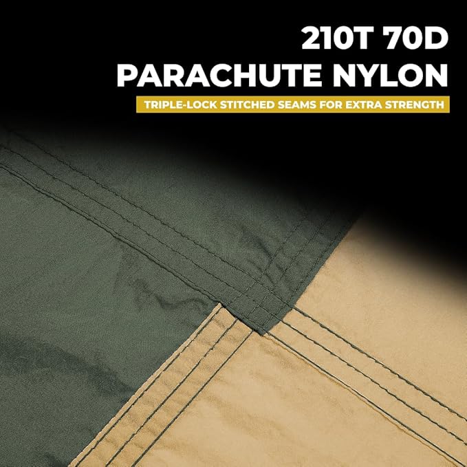 Grand Trunk Double Deluxe Parachute Nylon Hammock - 500lb Capacity Camping Hammock, 10.5x6.5ft, Lightweight & Durable (Charcoal/Magenta)