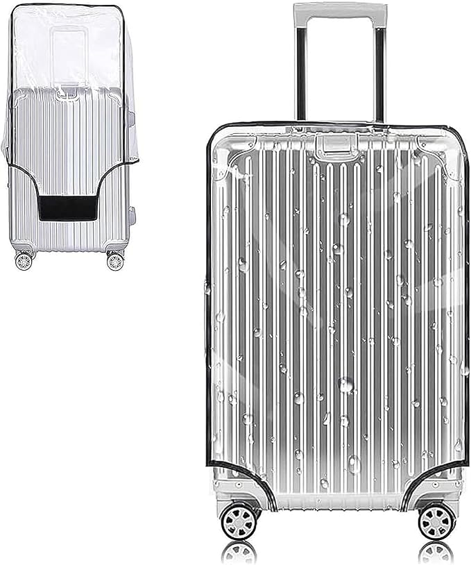 Yotako Clear PVC Suitcase Cover Protectors 28 Inch Luggage Cover for Wheeled Suitcase 28''
