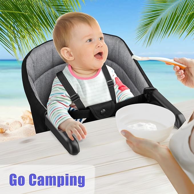 Hook On High Chair, Attach to Fast Table Chair,Clip on High Chairs to Table,Foldable Storage Feeding Baby Seat for Baby Toddler Home and Travel,Lightweight Space-Saving Design,Portable High Chairs