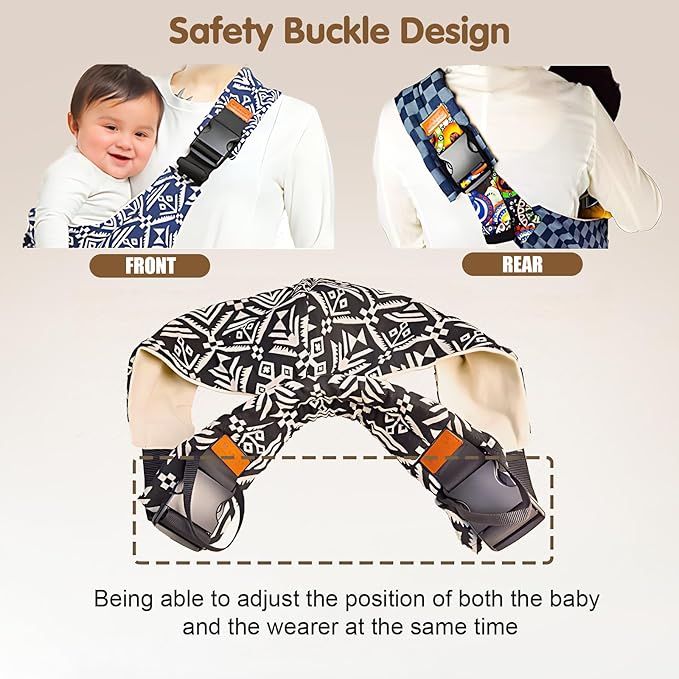 Baby Sling Carrier,Toddler Carrier, 2025 New Baby Sling,Portable and Lightweight Sling,Non-Slip Hip Seat Carrying 10-30lbs(Avocado)