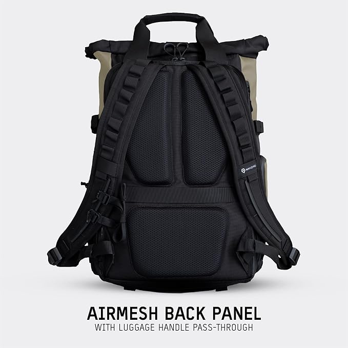 WANDRD PRVKE Lite: Weather-Resistant Travel & Camera Backpack with Laptop Sleeve, Quick Side Access, Clamshell Opening – Ideal Photography & Travel Bag