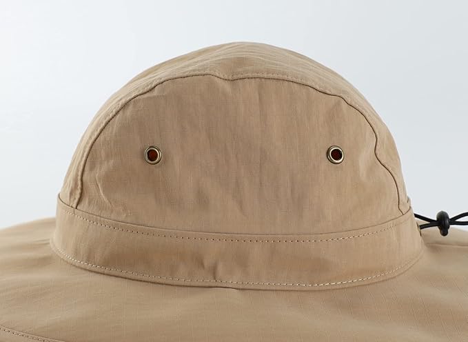 Home Prefer Summer UPF 50+ Men's Bucket Sun Hat Wide Brim Fishing Hat Safari Hat