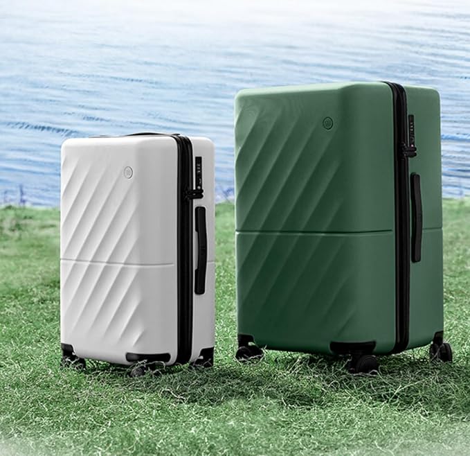 Luggage Sets 2 Piece, Carry On Luggage Airline Approved, Large Checked Trunk Luggage with Smooth Spinner Wheels, Hard Case PC Suitcase Sets, TSA Approved, 20in/29in (Seaweed Green, Hudson)