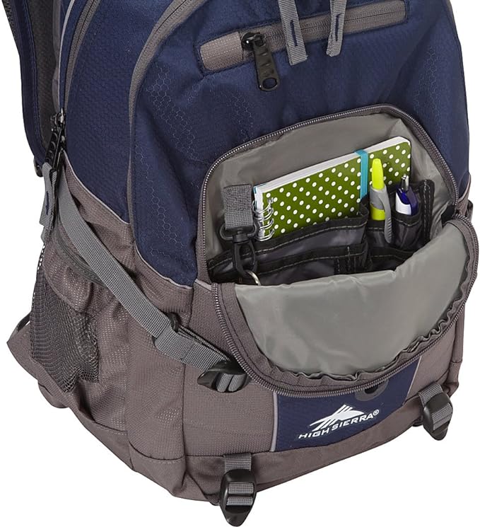 High Sierra Loop Backpack, Travel, or Work Bookbag with tablet sleeve, One Size, Urban Camo
