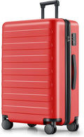 Carry on Luggage 22 X 14 X 9 Airline Approved, 20 Inch Luggage for 3-5 Days Travel, Double Spinner Wheels, 100% Hardshell PC, TSA Lock (06-Raspberry (Basic), Checked 28-Inch)