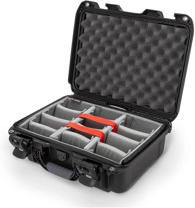 Nanuk 920 Waterproof Hard Case with Foam – Impact-Resistant with Integrated Slide Locks for Camera, Drone and Electronics (Black)