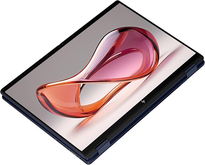 HP OmniBook X Flip 2-in-1 Copilot+ Laptop, Intel Ultra 7-256V, 16 GB LPDDR5x RAM, 2 TB PCIe SSD, 14" 2K (1920x1200) Touchscreen, Intel Arc 140V, Backlit Keyboard, W11 Home, Atmospheric Blue