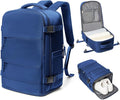coowoz Travel Backpack Carry On for Women Man Gym Backpacks with Laptop Compartment Mochila de Viaje Teacher Personal Item Backpack Airplane Accessories Must Haves Royal Blue Small