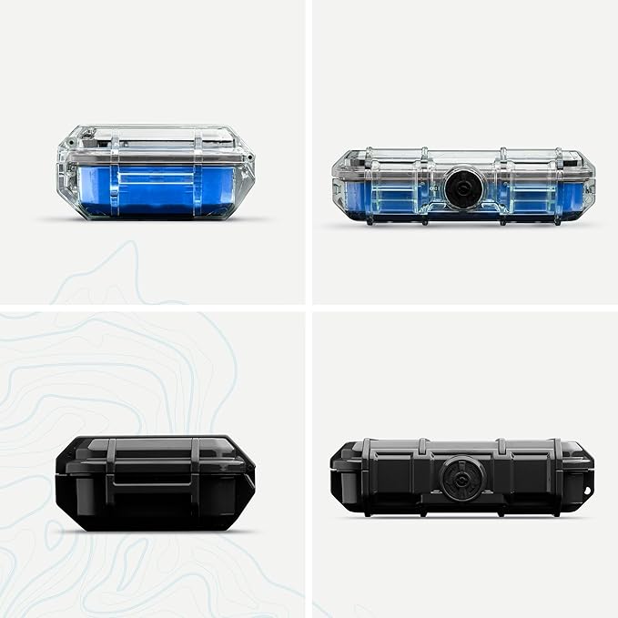 Evergreen ToughBox - Protective Case for GoPro | Compatible with GoPro Hero 9, 10, 11, 12 | Waterproof, Shockproof, Dustproof | Pre-Cut Battery Insert, Max Lens Mod, Bonus SD Card Holder (Black)