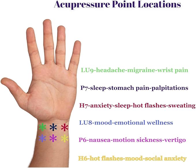 AcuBalance Motion Sickness Bracelets – Comfortable Waterproof Acupressure Band for Natural Nausea Relief, Ideal for Travel (Pair), Pink (XLarge 9)