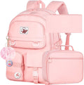 CCJPX Girls Backpack, 16 inch School Laptop Bag College Bookbag, Anti Theft Daypack for Teens Girls Students Women