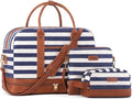 Weekender Bag for Women Canvas Overnight Bag Large Travel Tote Bag Carry on Shoulder Duffle Bag With Shoe Compartment,Perfect for Travel/Daily Use/Birthday Gift …