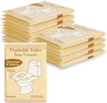 Toilet Seat Cover - Portable Toilet Seat Paper Covers Disposable Flushable for Bathroom Travel Camping Hotel Essentials,Sticker free,16.7x14.1 Inches,10 Pack of 100(Half-Fold)
