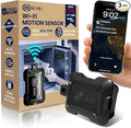 Kini SafeAlert WiFi Motion Sensor Alarm | Real-Time SMS Notification | Wireless Motion Detector for Gun Safes, Cabinets, Home, Apartments, Office | Easy Install, No Subscription, Rechargeable Battery