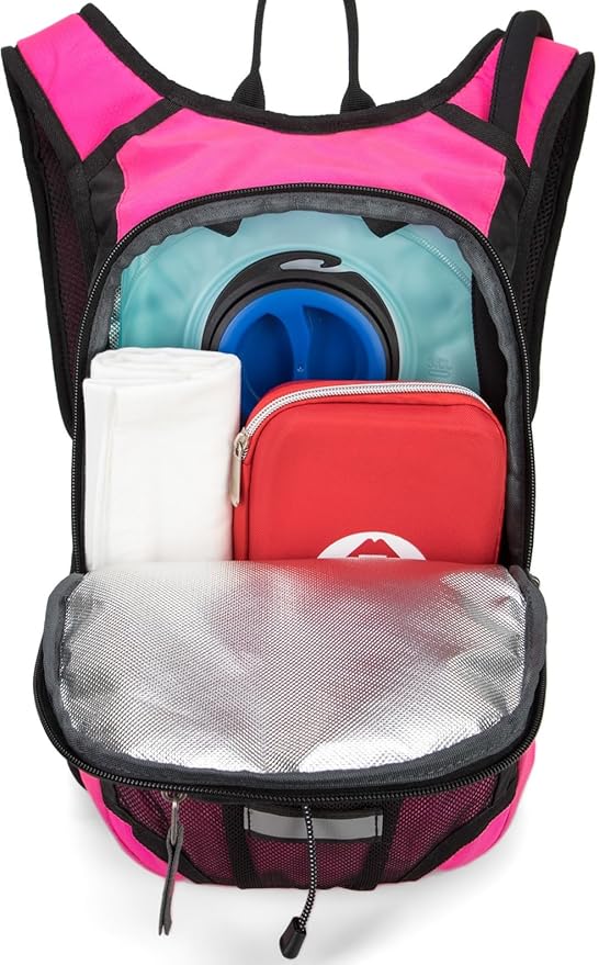 Hydration Pack Backpack with 3L Water Bladder for Men & Women, Hiking Daypack with Thermal Insulation | Running, Cycling, Camping, Skiing, Outdoor Activities