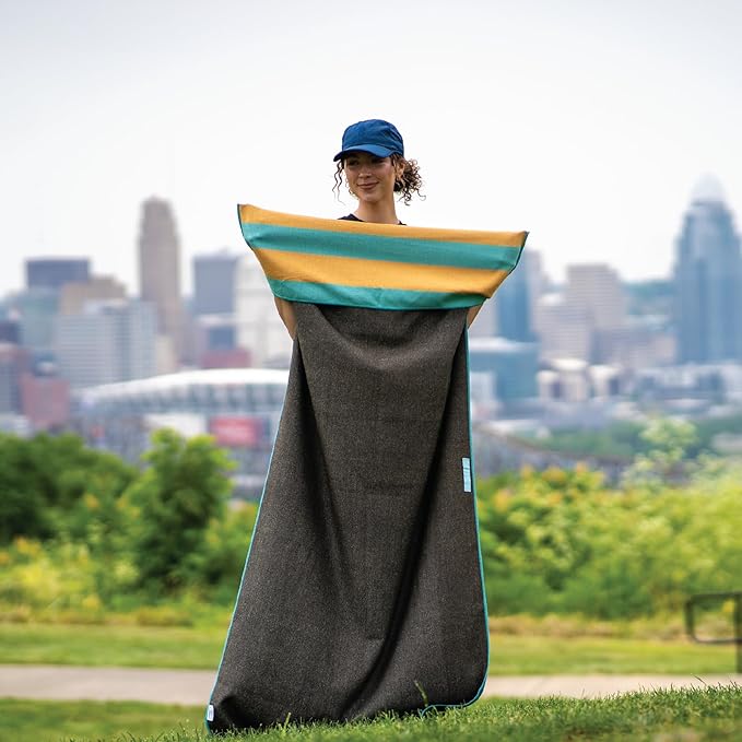 Sprints Athletic Running Towel, Full-Sized, Car Seat Cover - Moisture Wicking (Sasquatch)
