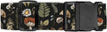 Luggage Straps for Suitcases Travel Belt Accessories, Cute Suitcase Strap, Adjustable Luggage Belt Strap, Heavy Duty with Quick-Release Buckle Luggage Strap Boho Mushrooms