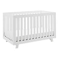 Storkcraft Beckett Convertible Crib (White) – Converts from Baby Crib to Toddler Bed and Daybed, Fits Standard Full-Size Crib Mattress, Adjustable Mattress Support Base