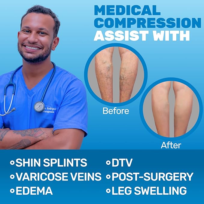(3 Pairs - Closed Toe) Made in USA - Wide Calf Compression Stockings for Women 15-20mmHg - Womens Compression Knee High Support Socks for Circulation, Embolism, Edema - Beige, 3X-Large - A101BE6-3