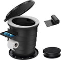 TRIPTIPS Upgrade Retractable Portable Toilet Travel Toilet Adjustable Height Camping Toilet Portable Potty for Adults Kids, Foldable Portable Toilet for Camping/Car