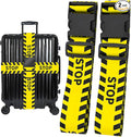 Stops Luggage Straps for Suitcases, Adjustable Luggage Travel Belt to Keep Luggage Security While Travel, Strong Polyester Fabric, Easy-to-Recognize Funny Pattern Travel Essentials, 2 Pack