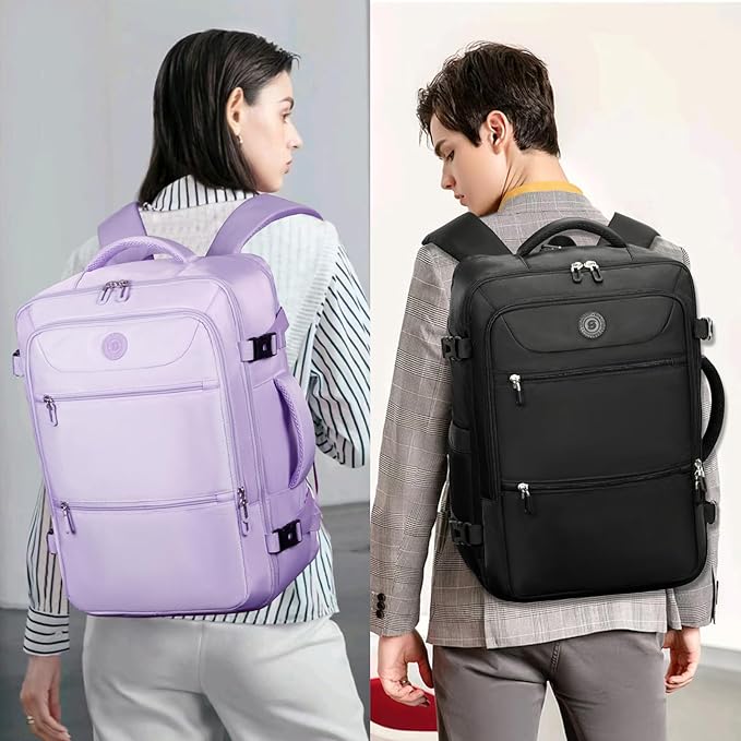 Sowaovut Travel Laptop Backpack, Extra Large High School College Backpacks Flight Approved Daypack, Business Bag Fit 17.3 inch Laptop