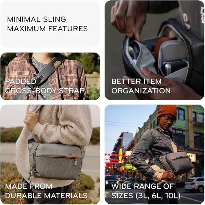 Peak Design Everyday Sling 3L, 6L and 10L